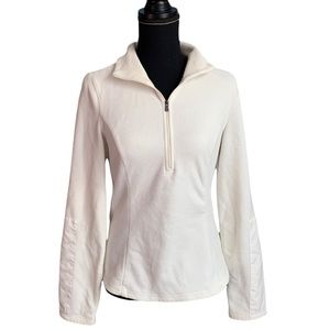 Express Women’s White Long Sleeve Fleece Size Medium